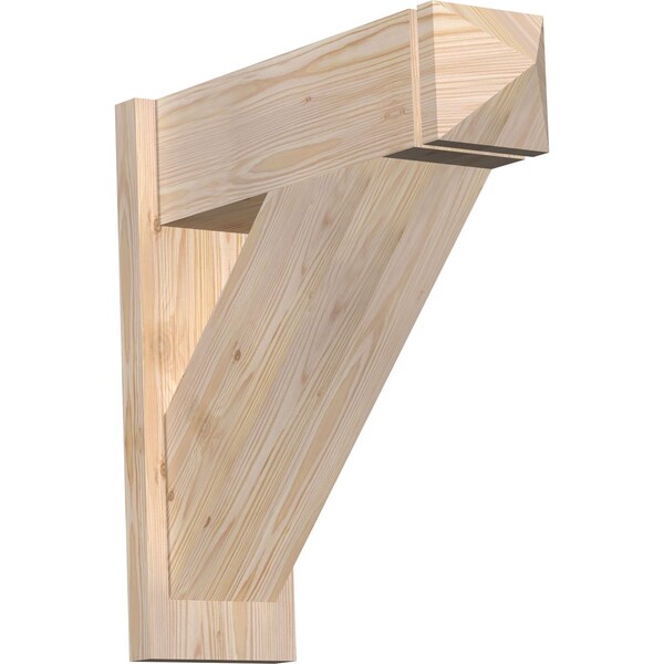 Ekena Millwork Traditional Smooth Arts and Crafts Outlooker, Douglas Fir, 7 1/2"W x 24"D x 24"H OUT08X24X24TRA03SDF - main
